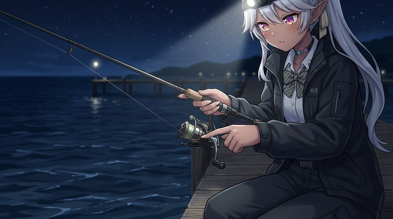 ゼロテンションを作り出すためのロッド操作とサミングのやり方